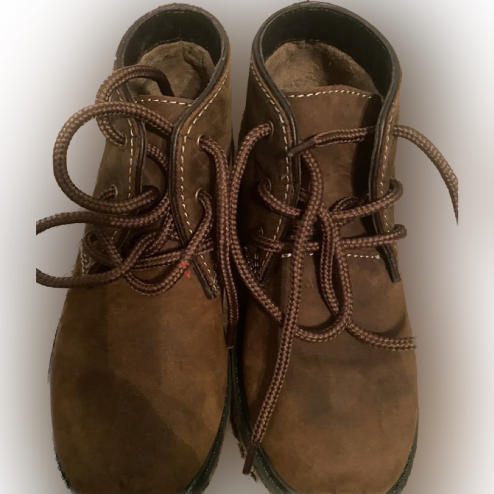 Old West  Boys' Leather Lace-Up Boots, 98506 - Picture 2 of 4